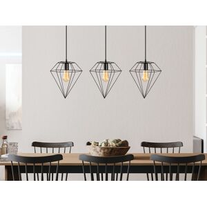 Mobistoxx Luminaire suspendu CORONADO 3 lampes noir