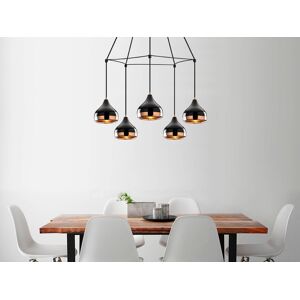 Mobistoxx Luminaire suspendu COBRA 5 lampes noir