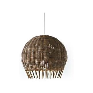 GERVASONI lampe a suspension CROCO 96 (Naturel - Crocodile rattan tresse)