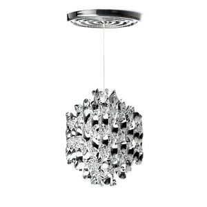 VERPAN lampes a suspension SPIRAL SP1 (Silver - Metal et plastique)