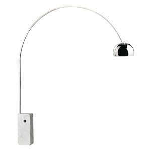 FLOS lampadaire ARCO LED (LED - Marbre, acier et aluminium)