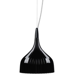 KARTELL lampe à suspension È (Opaque noir - Polycarbonate 2.0 à partir de matière première renouvelable)