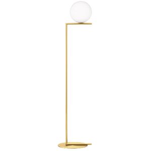 FLOS lampadaire IC F1 (Laiton brossé - Verre soufflé et métal) - Publicité