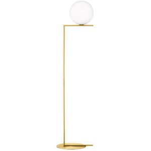 FLOS lampadaire IC F2 (Laiton brossé - Verre soufflé et métal) - Publicité