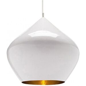 TOM DIXON lampe a suspension BEAT STOUT (Blanc - laiton)