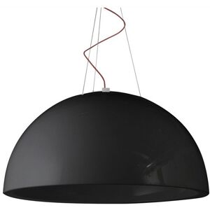 SLIDE lampe à suspension CUPOLE version laquée (Noir Ø 200 cm - Polyéthylène)