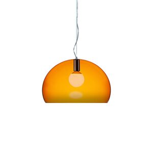 KARTELL lampe à suspension SMALL FL/Y fly (Orange - PMMA transparent) - Publicité