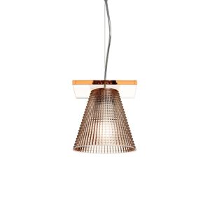 KARTELL lampe à suspension LIGHT-AIR (Version sculpté ambre - Technopolymère thermoplastique transparent)