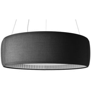 LUCEPLAN lampe à suspension SILENZIO (Ø120 cm Gris Foncé - Tissu Kvadrait Remix 2) - Publicité