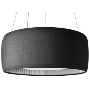 LUCEPLAN lampe à suspension SILENZIO (Ø90 cm Gris Foncé - Tissu Kvadrait Remix 2) - Publicité