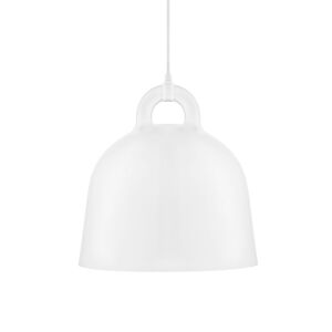 Normann Copenhagen à suspension BELL MEDIUM (Blanc - Aluminium et corde en tissu)