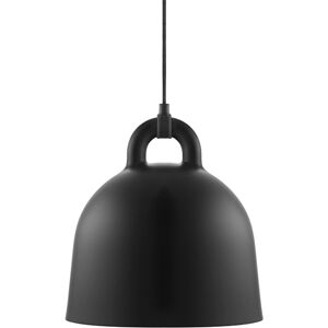 Normann Copenhagen à suspension BELL SMALL (Noir - Aluminium et corde en tissu)