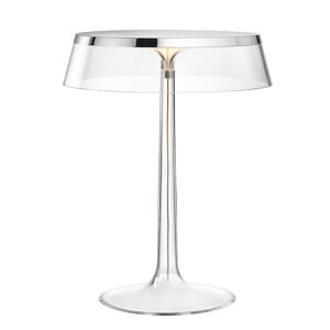 FLOS lampe de table BON JOUR (Chrome avec couronne tranparente - PMMA)