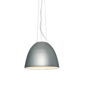 ARTEMIDE lampe a suspension NUR (gris aluminium avec coupole anti-eblouissement - Aluminium, Verre)