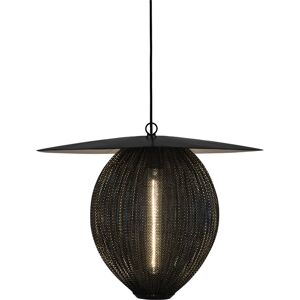 GUBI lampe a suspension SATELLITE LARGE Ø 27 cm (Midnight black - Acier verni)