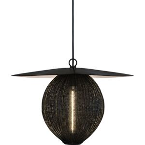 GUBI lampe a suspension SATELLITE MEDIUM Ø 22 cm (Midnight black - Acier verni)