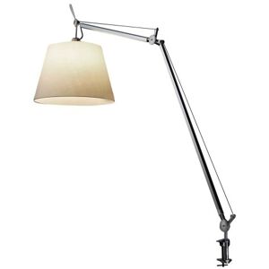 ARTEMIDE lampe de table TOLOMEO MEGA LED avec crampon (Ø 42 cm variateur sur tete - Diffuseur en parchemin)