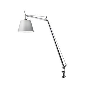 ARTEMIDE lampe de table TOLOMEO MEGA LED avec crampon (Ø 32 cm variateur sur tete - Diffuseur en satin et soie)