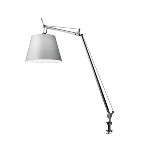 ARTEMIDE lampe de table TOLOMEO MEGA LED avec crampon (Ø 42 cm variateur sur tete - Diffuseur en satin et soie)