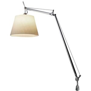 ARTEMIDE lampe de table TOLOMEO MEGA LED avec support de bureau fixe (Ø 42 cm variateur sur cable - Diffuseur en parchemin)