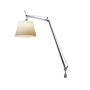 ARTEMIDE lampe de table TOLOMEO MEGA LED avec support de bureau fixe (Ø 42 cm variateur sur tete - Diffuseur en parchemin)