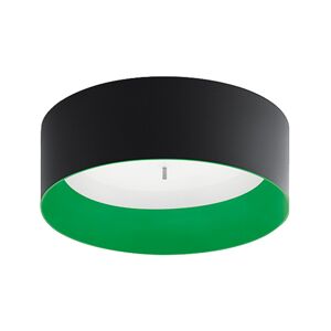 ARTEMIDE lampe au plafond plafonnier TAGORA PLAFOND 570 avec faisceau lumineux XF (noir/vert, 3000K, dimmable - Aluminium)