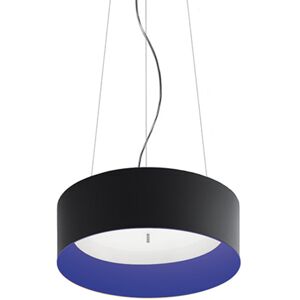 ARTEMIDE lampe a suspension TAGORA SUSPENSION 570 avec faisceau lumineux XF EMISSION DIRECTE (noir/bleu, 3000K, dimmable - Aluminium)