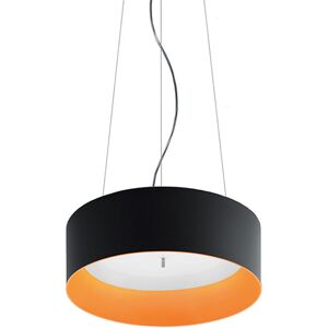 ARTEMIDE lampe a suspension TAGORA SUSPENSION 570 avec faisceau lumineux XF EMISSION DIRECTE + INDIRECTE (noir/orange, 3000K, avec variateur - [...]