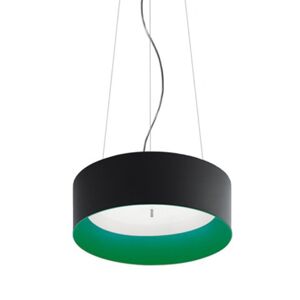 ARTEMIDE lampe a suspension TAGORA SUSPENSION 570 avec faisceau lumineux XF EMISSION DIRECTE + INDIRECTE (noir/vert, 3000K, dimmable - [...]
