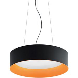 ARTEMIDE lampe au plafond plafonnier TAGORA SUSPENSION 970 avec faisceau lumineux XF EMISSION DIRECTE (noir/orange, 3000K, avec variateur - [...]