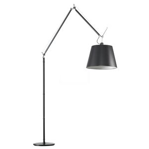 ARTEMIDE lampadaire TOLOMEO MEGA Ø 42 cm (ON-OFF diffuseur en tissu noir et structure noire - Aluminium, acier)