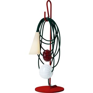 FOSCARINI lampe de table FILO (Ruby Jaypure - Porcellaine, verre souffle et metal verni)