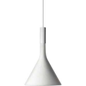 FOSCARINI lampe a suspension APLOMB MINI (Blanc - ciment et Aluminium)