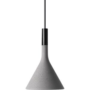 FOSCARINI lampe a suspension APLOMB MINI (Gris - ciment et Aluminium)