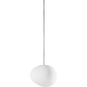 FOSCARINI lampe a suspension GREGG PETIT (Blanc - verre souffle traite a l'acide)