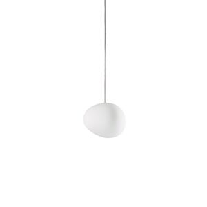 FOSCARINI lampe à suspension GREGG PETIT (Blanc - verre soufflé traité à l'acide) - Publicité