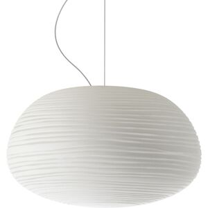 FOSCARINI lampe à suspension RITUALS 2 (Blanc - Verre soufflé et métal verni)