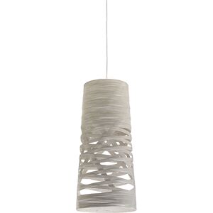 FOSCARINI lampe à suspension TRESS MINI (Greige - fibre de verre, métal chromé) - Publicité