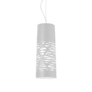 FOSCARINI lampe à suspension TRESS PETITE (Blanc - fibre de verre, métal chromé) - Publicité