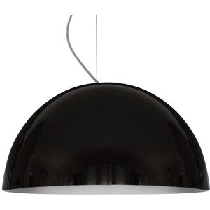 OLUCE lampe a suspension SONORA 490 (Opaque noir - metal et PMMA)