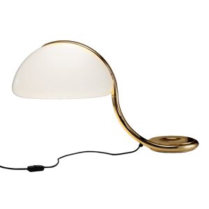 MARTINELLI LUCE lampe de table SERPENTE (Or - methacrylate et metal)