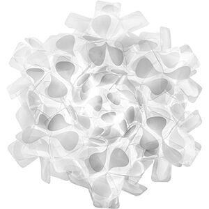 SLAMP lampe murale applique ou lampe de plafond plafonnier CLIZIA MAMA NON MAMA WHITE (Medium - Cristalflex®)