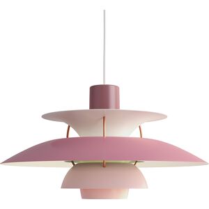 LOUIS POULSEN lampe a suspension PH 5 (Sfumature di rosa - Aluminium)