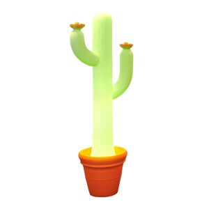 SLIDE lampadaire CACTUS (Vert, vase et fleurs de votre choix - Polyethylene)