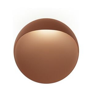 LOUIS POULSEN lampe murale applique pour exterieur FLINDT Ø 20 cm (Corten 2700K - aluminium moule sous pression)