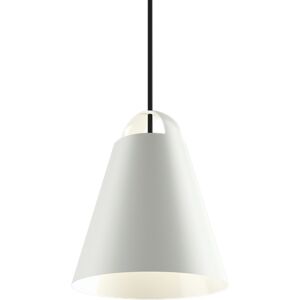 LOUIS POULSEN lampe a suspension ABOVE Ø 25 cm (Blanc - Aluminium)