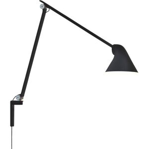 LOUIS POULSEN lampe murale applique NJP avec bras long (Noir 3000K - Aluminium)