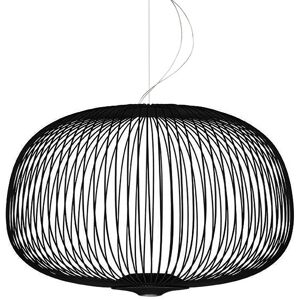 FOSCARINI lampe a suspension SPOKES 3 LED (Dimmer / Noir - Acier et aluminium vernis)