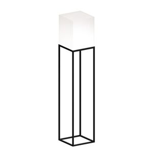 ZEUS lampadaire STARCUBE (31 x 31 x H 155 cm - Metal et resine acrylique opale)