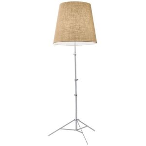 PALLUCCO lampadaire BABY GILDA (Naturel - Jute et metal nickele)